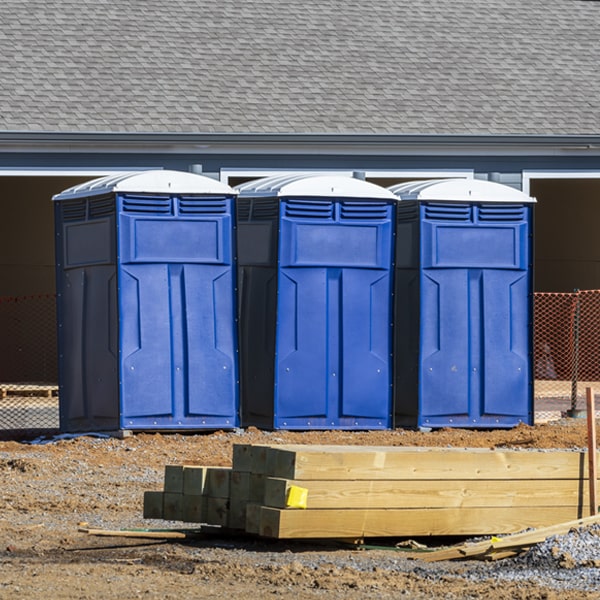 can i customize the exterior of the portable restrooms with my event logo or branding in Avinger